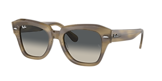 Ray-Ban RB4401D XXL (57 - 20) with Grey lenses and Black frame