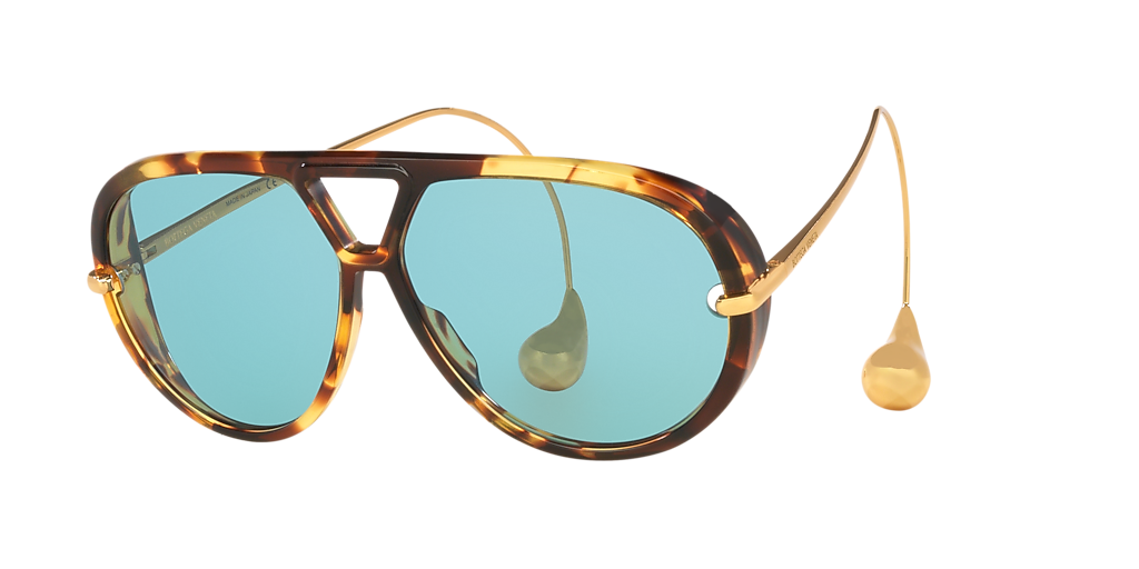 Bottega Veneta BV1273S XXL (63 - 12) with Green lenses and