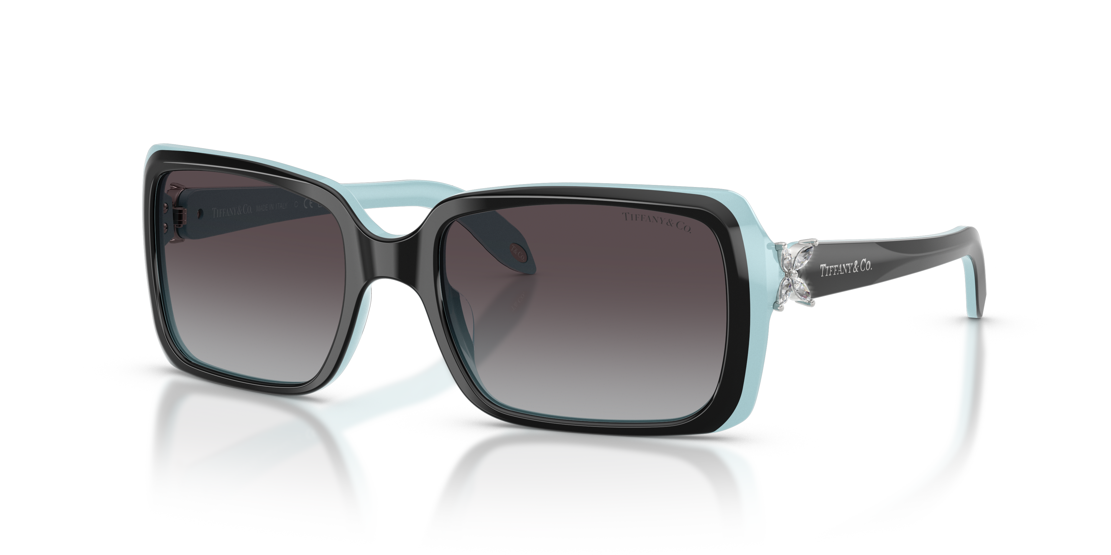 Tiffany & Co. TF4047B M (55 - 19) with Grey lenses and Black frame