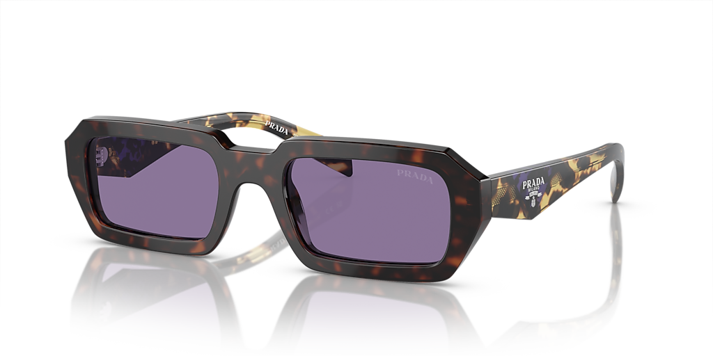 Prada PR A12S M (52 - 21) with Violet lenses and Tortoise frame