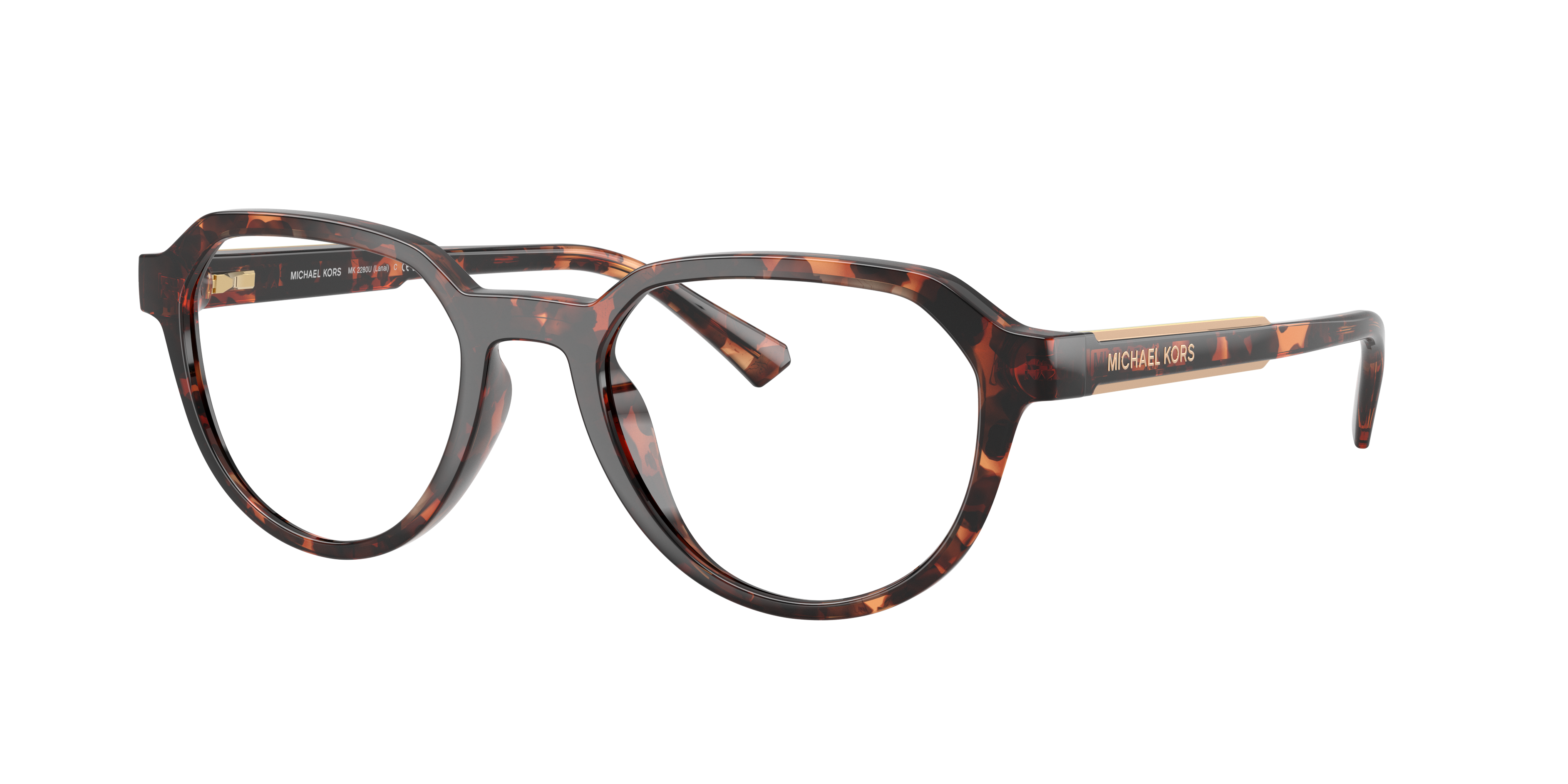 Michael Kors Man Sunglass Lanai -  Frame color: Dark Tortoise, Lens color: Smoke Gradient