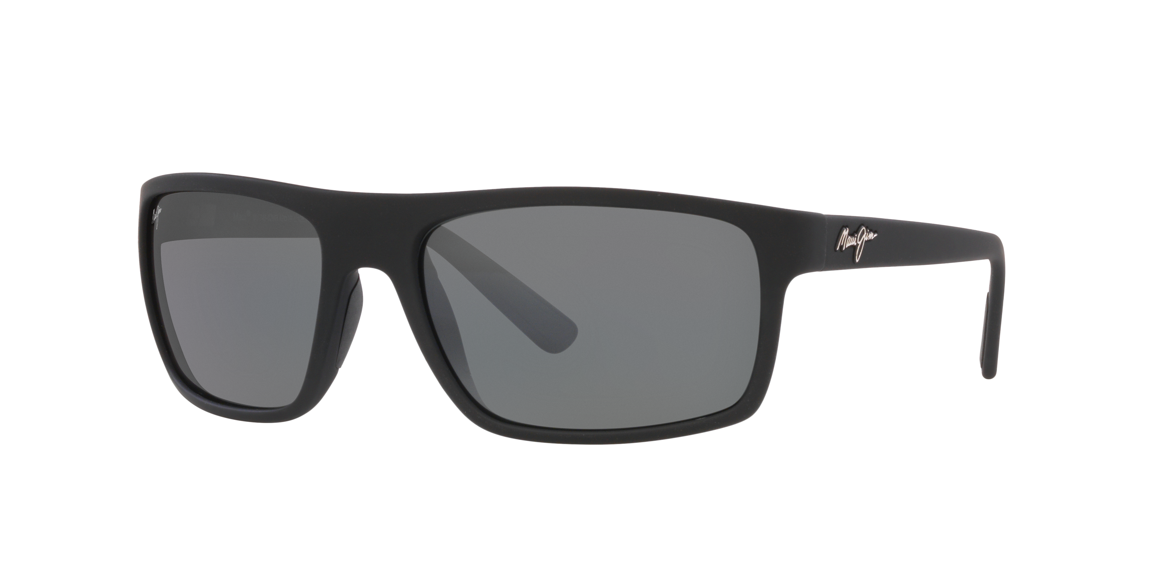 Maui Jim Unisex Sunglass 746 Byron Bay -  Frame color: Black Matte, Lens color: Neutral Grey Polarized