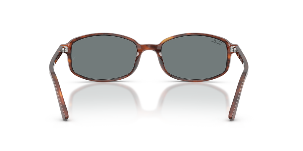 Ray-Ban Sam L (56 - 19) with Blue lenses and Brown frame