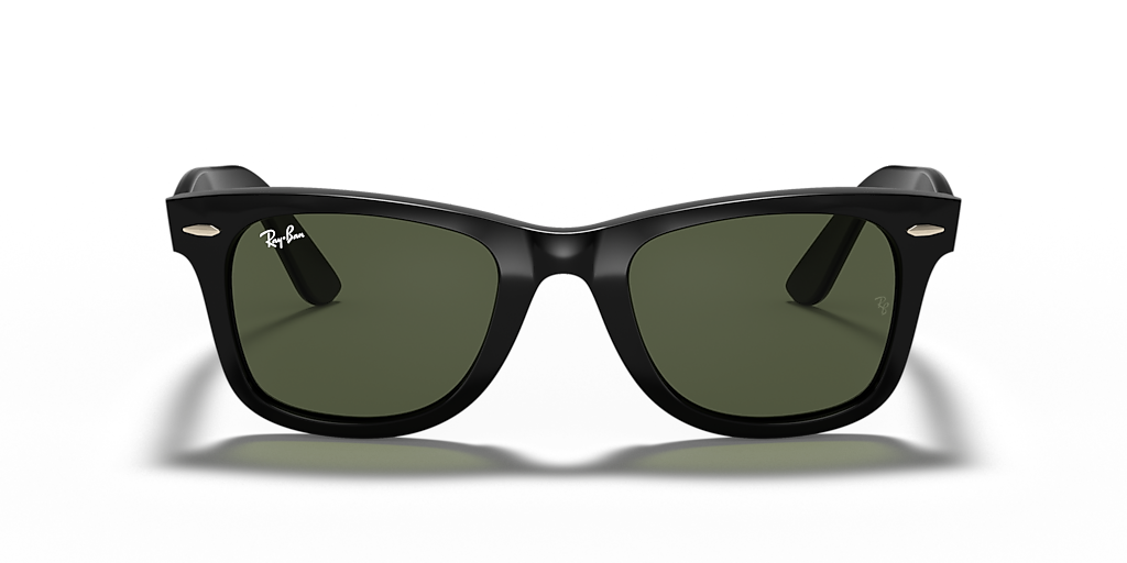 Ray-Ban Wayfarer Ease M (50 - 22) with Green lenses and Black