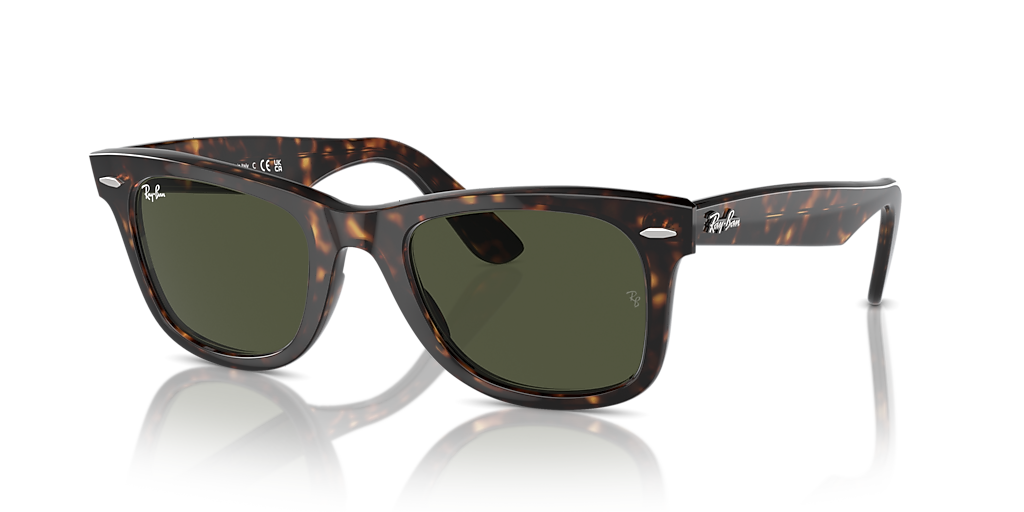 Ray-Ban Wayfarer サングラス グリーンレンズ Ray-Ban Original Wayfarer Classic L (50 - 22) with Green lenses
