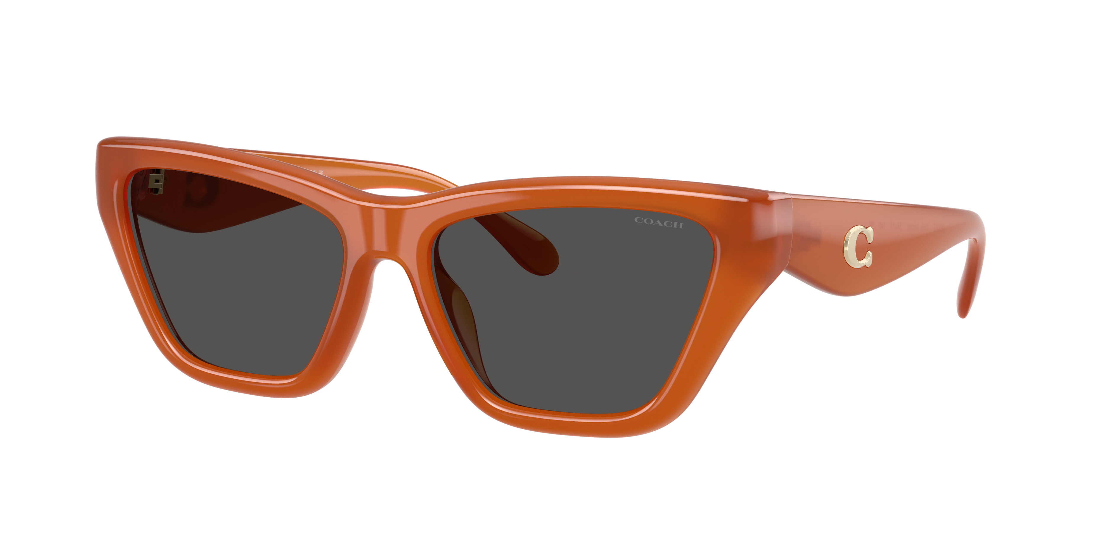 Coach Woman Sunglass CDP33 -  Frame color: Milky Amber, Lens color: Wine Solid
