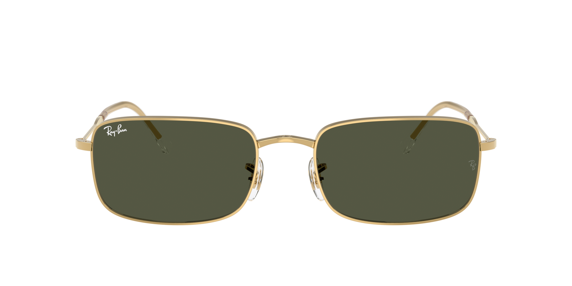 Ray-Ban old サングラスw0923 MEDE IN USA Ray-Ban RB3746 XL (56 - 20) com Lentes Verde e Armação Ouro