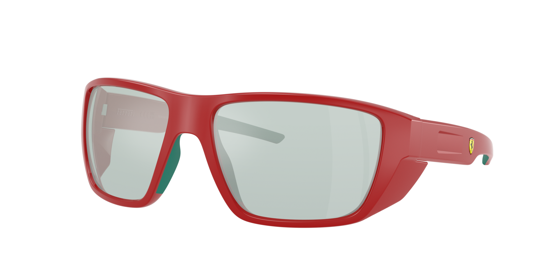 Scuderia Ferrari Homme Sunglass FZ6012U - Couleur du Monture Rouge Couleur de Lentille Effet miroir bleu 125 €