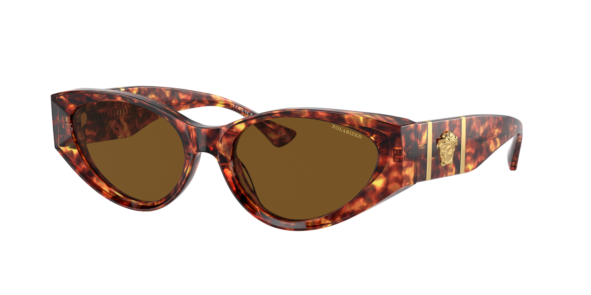 Versace Femme Sunglass VE4454 - Couleur du Monture Havana Couleur de Lentille Marron fonc Polaris 162 €