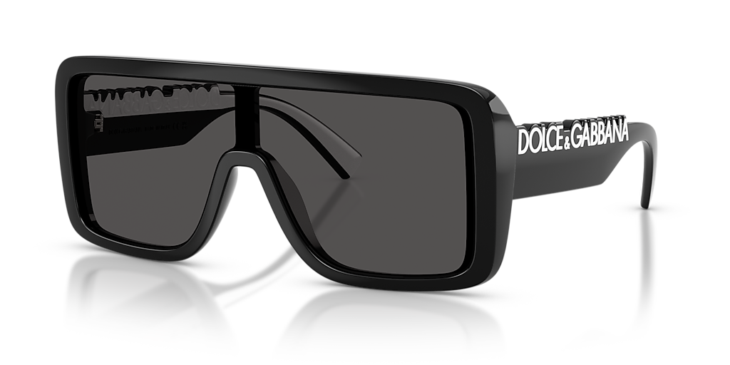 Dolce&Gabbana DG6204 L (0 - 134) with Grey lenses and Black frame