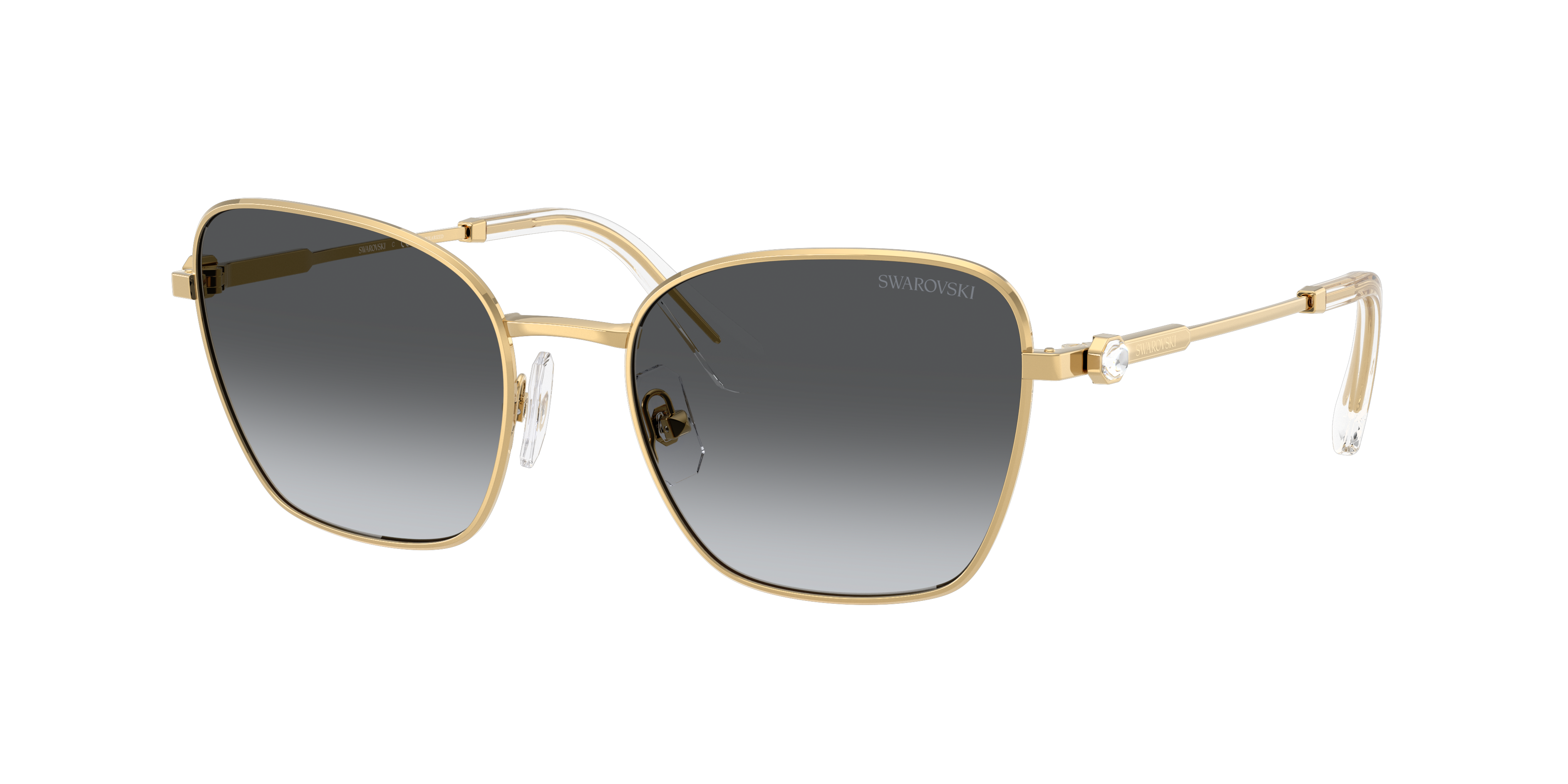 Swarovski SK7029 XL (58 - 19) with Grey lenses and Gold frame