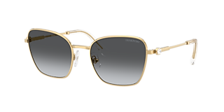 Swarovski SK7025 XXL (58 - 20) with Brown lenses and Gold frame