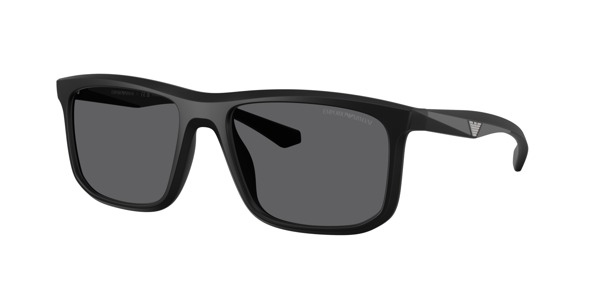 Emporio Armani Man Sunglass EA4234U -  Frame color: Matte Black, Lens color: Grey Polarized