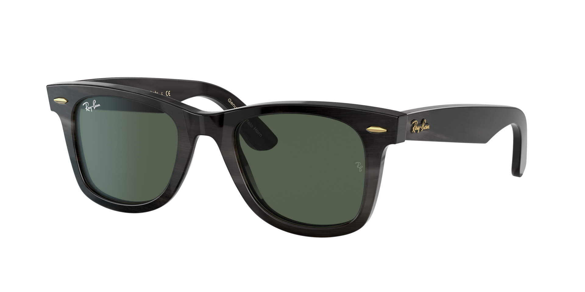 Ray-Ban RB2140CO Original Wayfarer Horn L (50 - 22) with Green