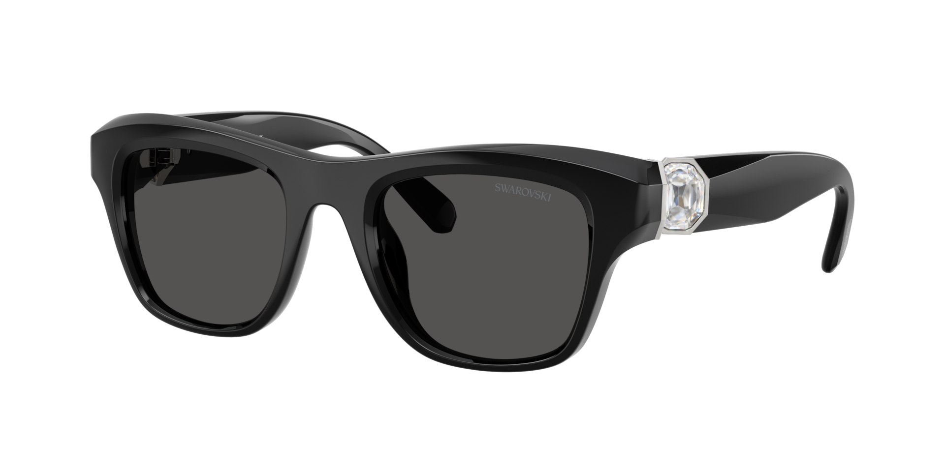 Swarovski Black/Grey Sk6056u 103887 Woman Sunglasses Injected Pillow Normal - Image 3