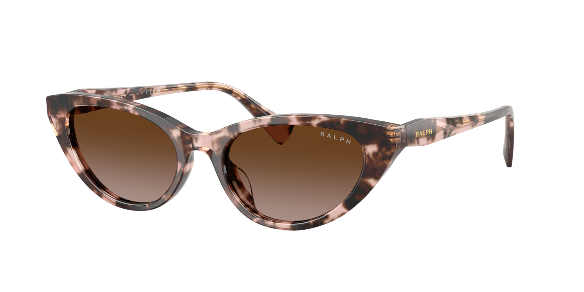 Ralph Femme Sunglass RA5352U - Couleur du Monture Havana rose brillant Couleur de Lentille Dgrad Marron 98 €