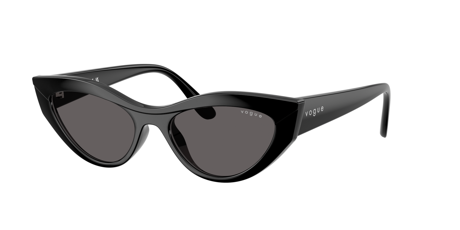 Vogue Eyewear Women's Grey Woman Vo5637su W44/87 Sunglasses Nylon Black Cat Eye Normal - Image 2