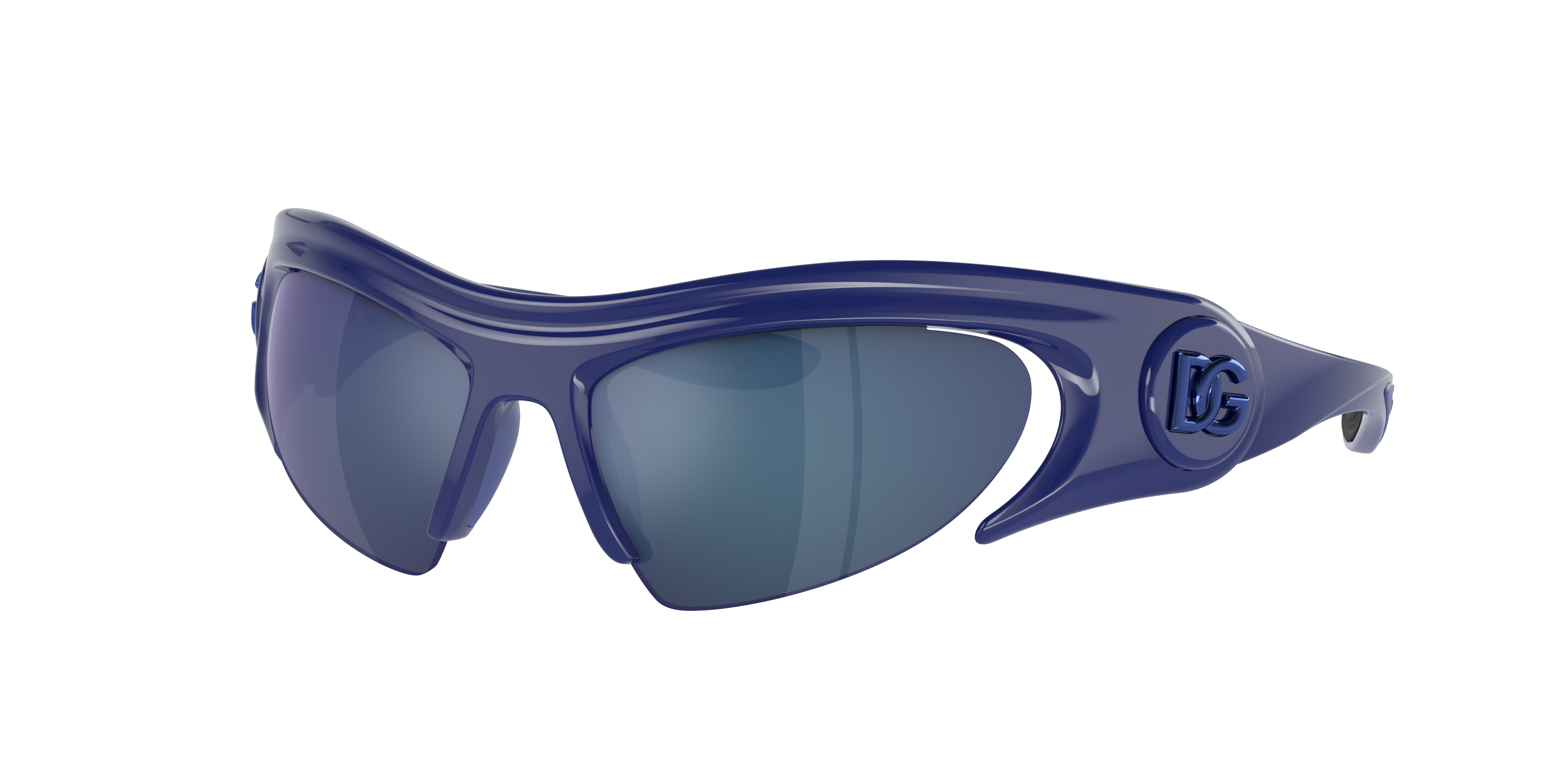 Dolce&Gabbana Unisex Blau Verspiegelt Blau Sunglass Dg6192 - Rahmenfarbe: Blau, Linsenfarbe: