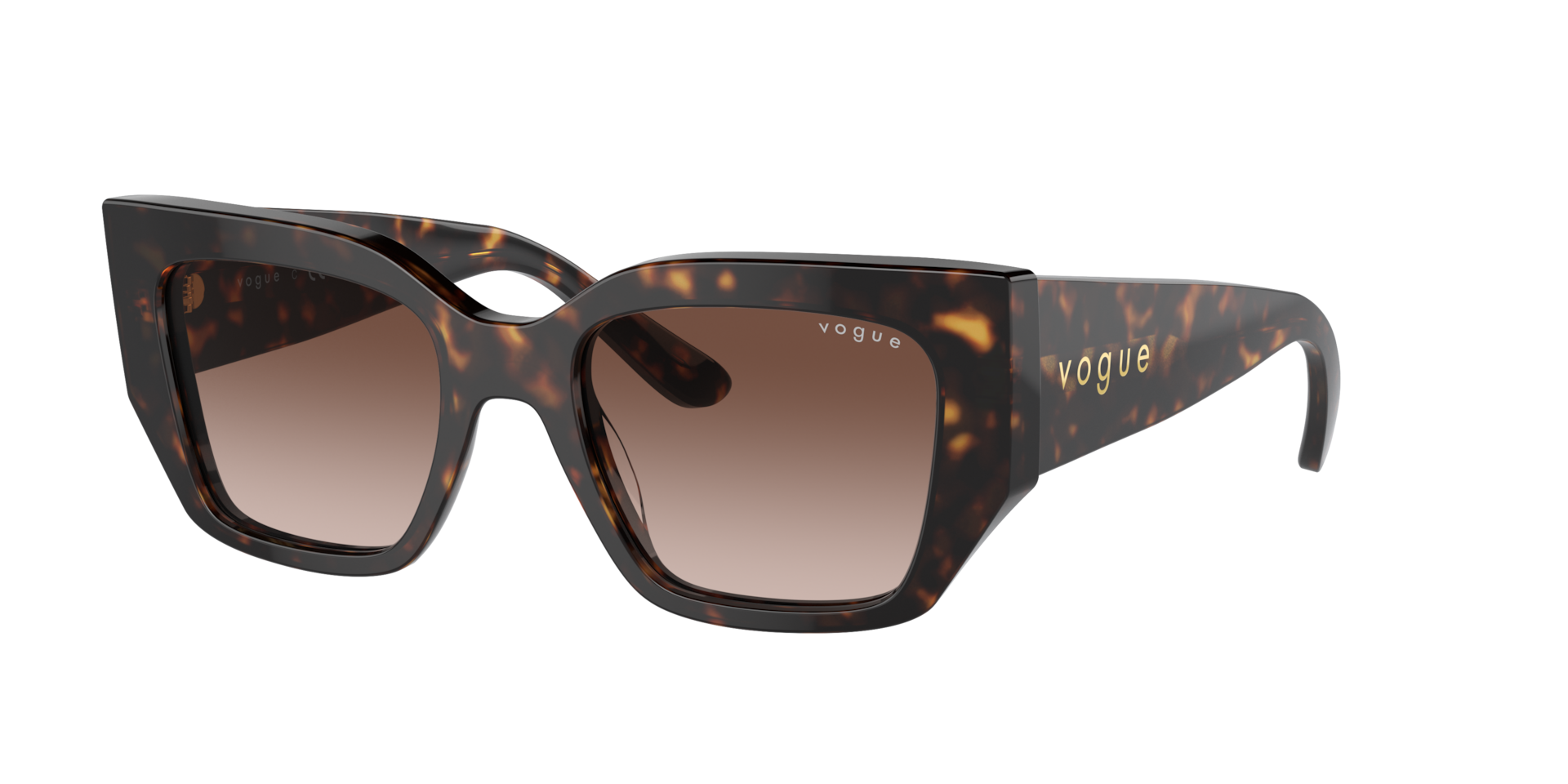 Vogue Eyewear Women's Brown Woman Vo5583s W65613 Sunglasses Acetate Geometric Normal Shaded - Image 2