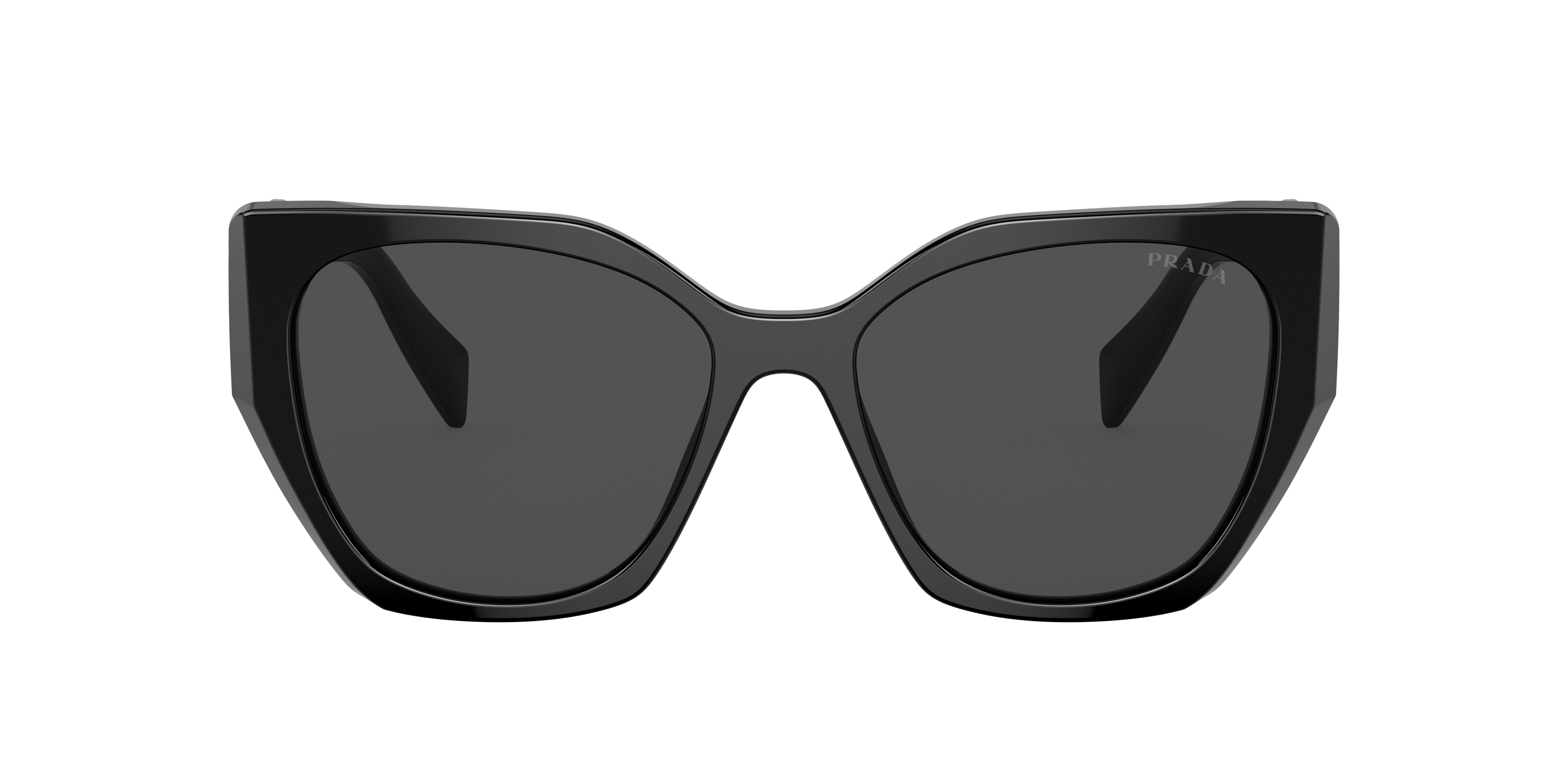 Prada PR 19ZSF M (56 - 16) with Grey lenses and Black frame