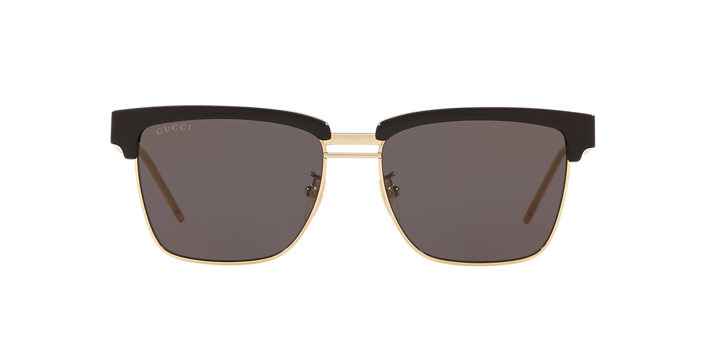 Gucci GG0603S M (56 - 16) with Grey lenses and Black frame