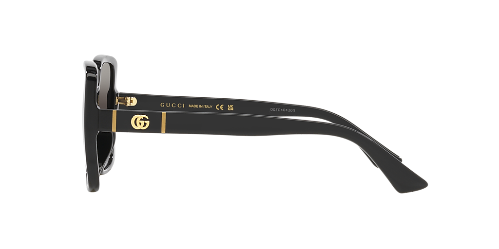 【極美品】グッチ GUCCI GGキャンバス サンバイザー グレー Gucci GG0632SA XL (56 - 18) with Grey lenses and Black frame