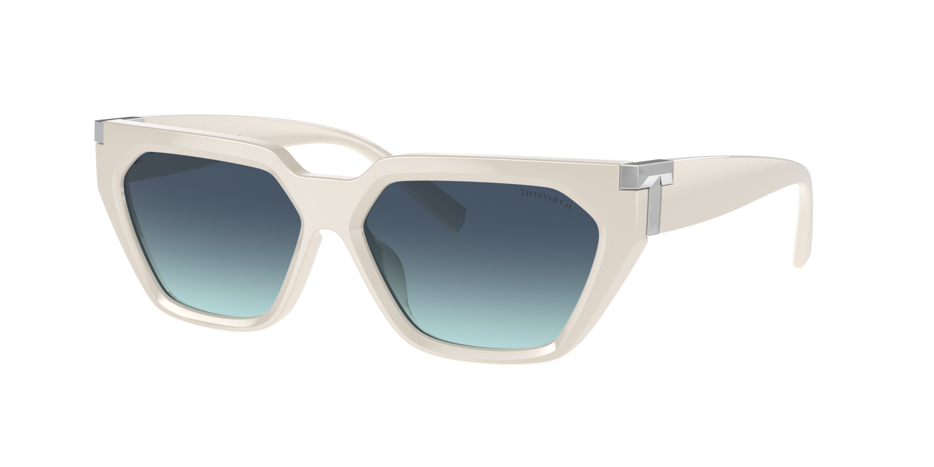 Tiffany & Co. Woman Sunglass TF4205U -  Frame color: Ivory, Lens color: Azure Gradient Blue