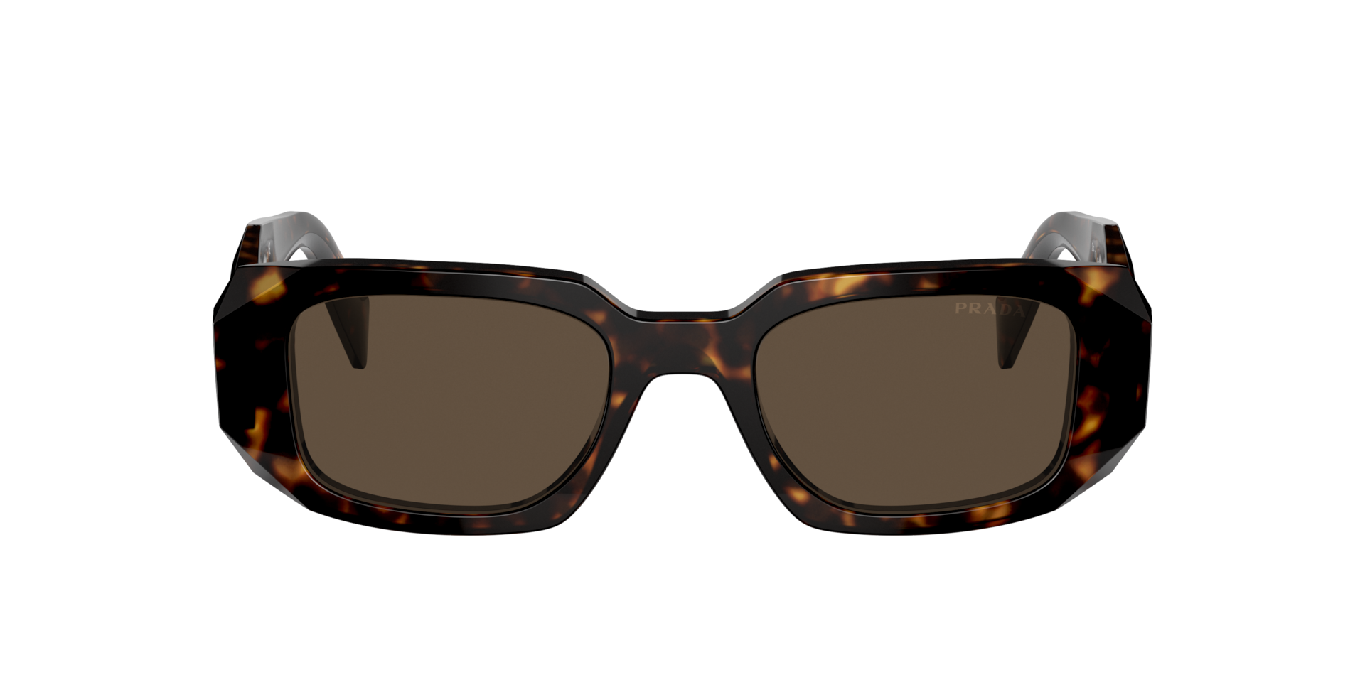 Prada PR 17WS S (49 - 20) with Brown lenses and Tortoise frame