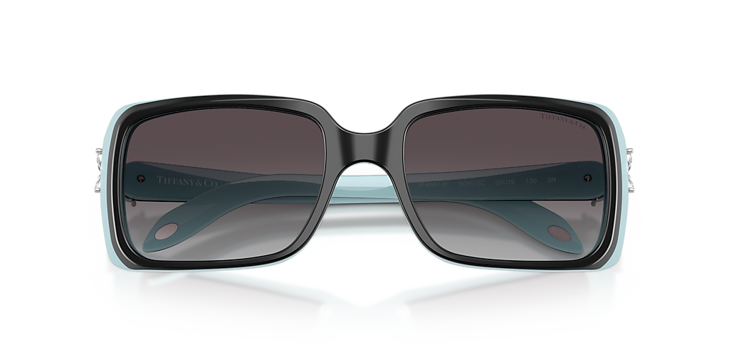 TiffanyB3 Tiffany & Co. TF4047B M (55 - 19) com Lentes Cinza e Armação Preto
