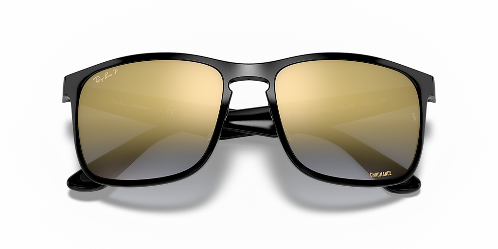 Ray-Ban RB4264 Polarized+ Lenses XL (58 - 18) with Blue lenses and