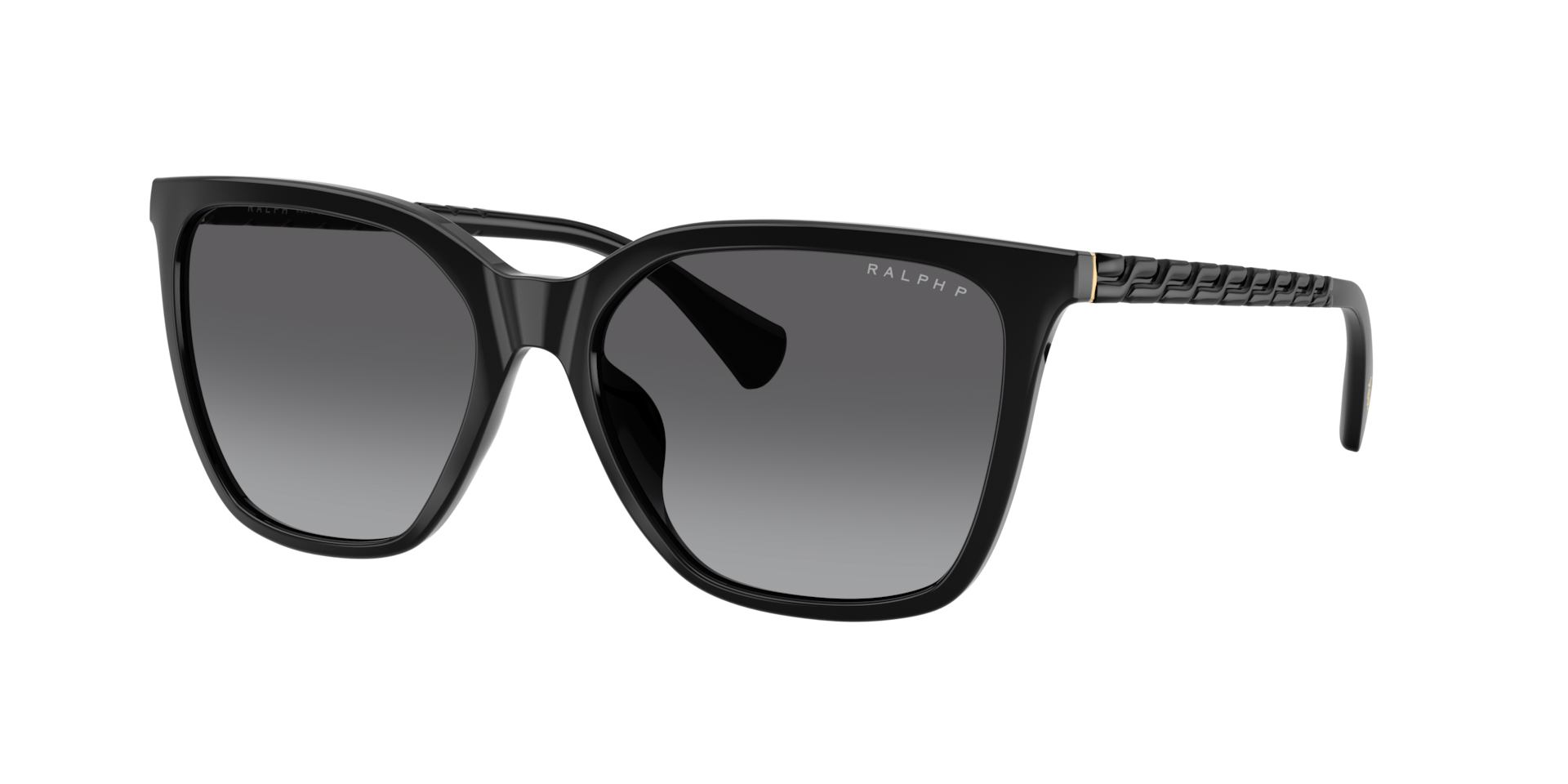 Ralph Woman Sunglass RA5328U   Frame color Shiny Black Lens color Grey Gradient Polarized