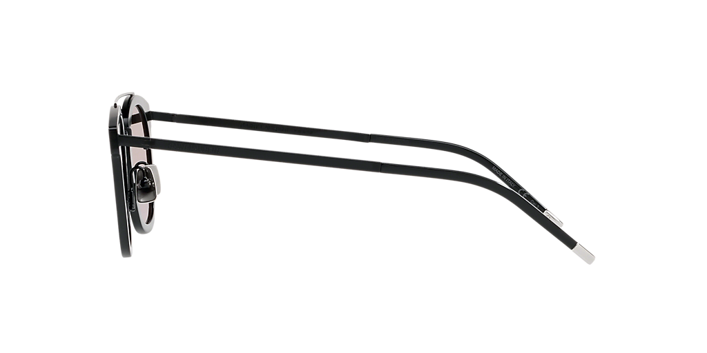 Saint Laurent SL 28 Metal XXS (61 - 17) with Grey lenses and Black