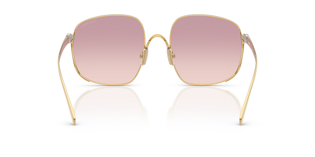 Miu Miu MU A57S M (57 - 20) with Brown lenses and Gold frame