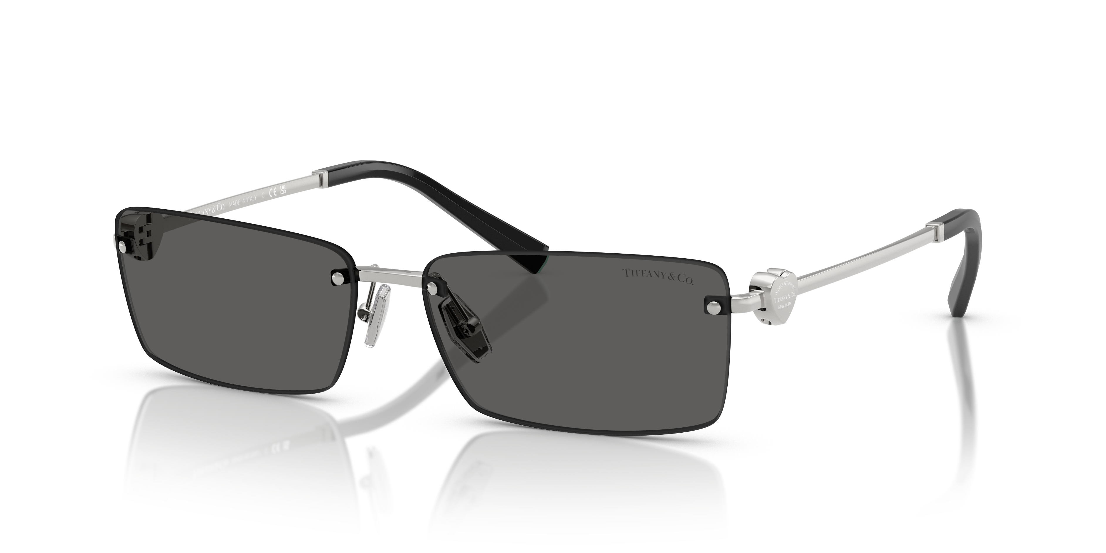 Tiffany & Co. TF3108B XL (60 - 15) with Grey lenses and Silver
