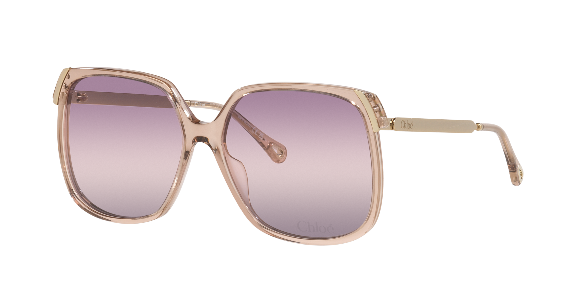 Chlo Femme Sunglass CH0286S - Couleur du Monture Brun Couleur de Lentille Dgrad Pourpre 370 €