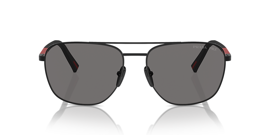 Prada Linea Rossa PS 54ZS XXL (60 - 17) with Grey lenses and Black