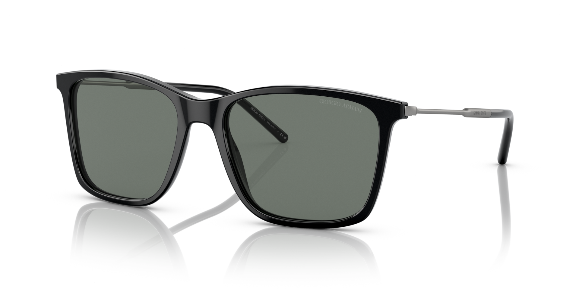 Giorgio Armani AR8176 XXL (57 - 18) with Grey lenses and Black