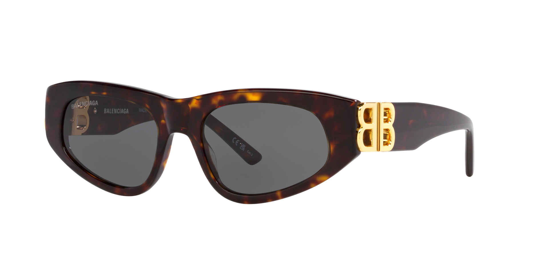 Balenciaga Femme Sunglass BB0095S - Couleur du Monture Brun Couleur de Lentille Vert 270 €
