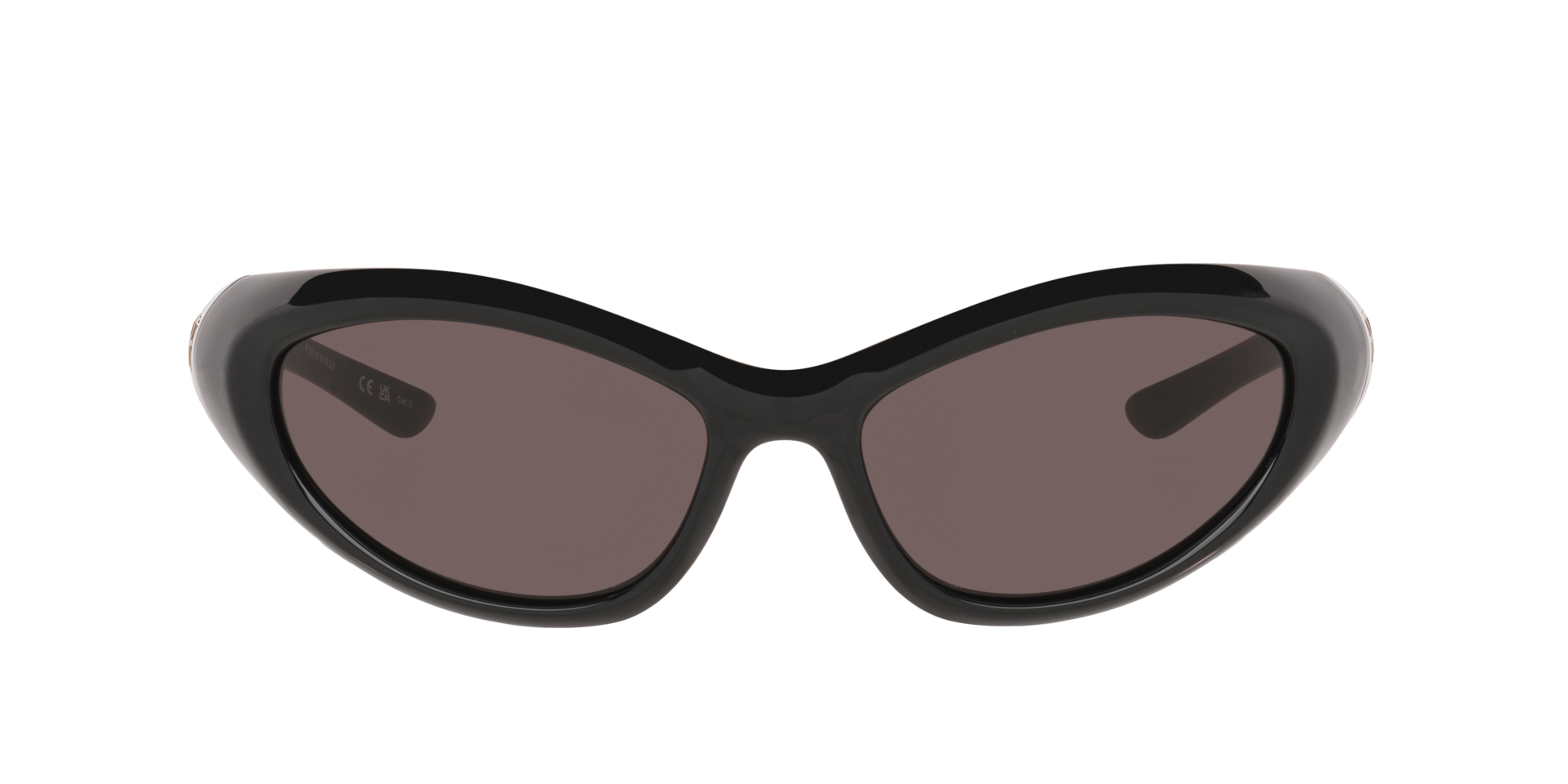 Balenciaga BB0384S XXL (70 - 19) with Grey lenses and Black frame