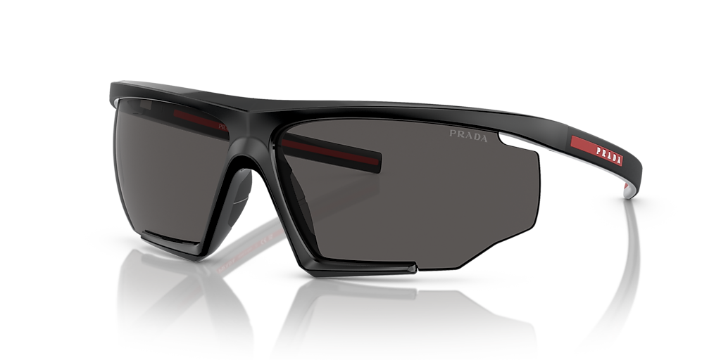 Prada Linea Rossa PS 07YS XXL (76 - 12) with Grey lenses and Black