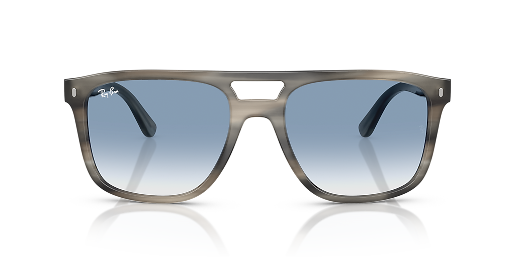レイバン サングラス ダブルブリッジ RB2213 902/33 58サイズ Ray-Ban RB2213 XL (58 - 20) with Blue lenses and Tortoise frame