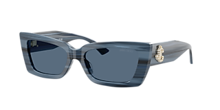 Chiemi！ Jimmy Choo JC5037BU S (54 - 17) with Blue lenses and Blue frame