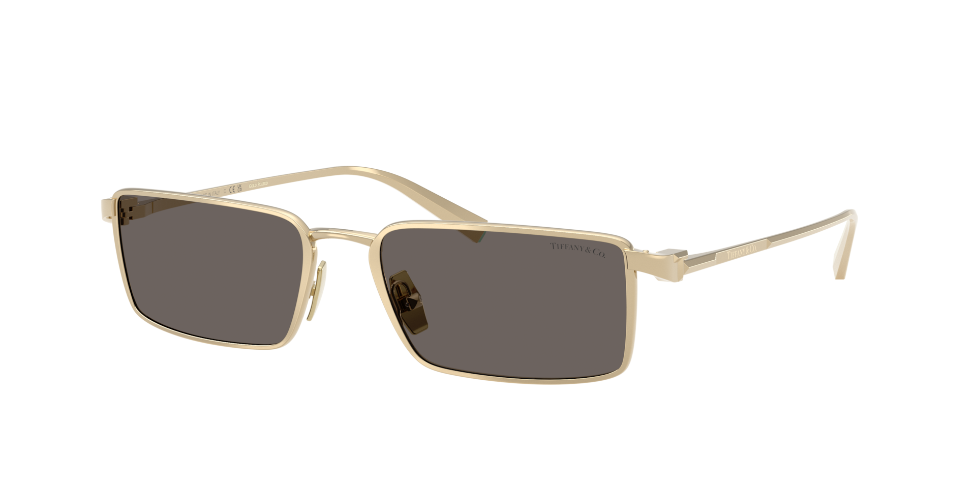 Tiffany Co Unisex Sunglass TF3121KB - Couleur du Monture Plaqu Or ple Couleur de Lentille Gris fonc 1250 €