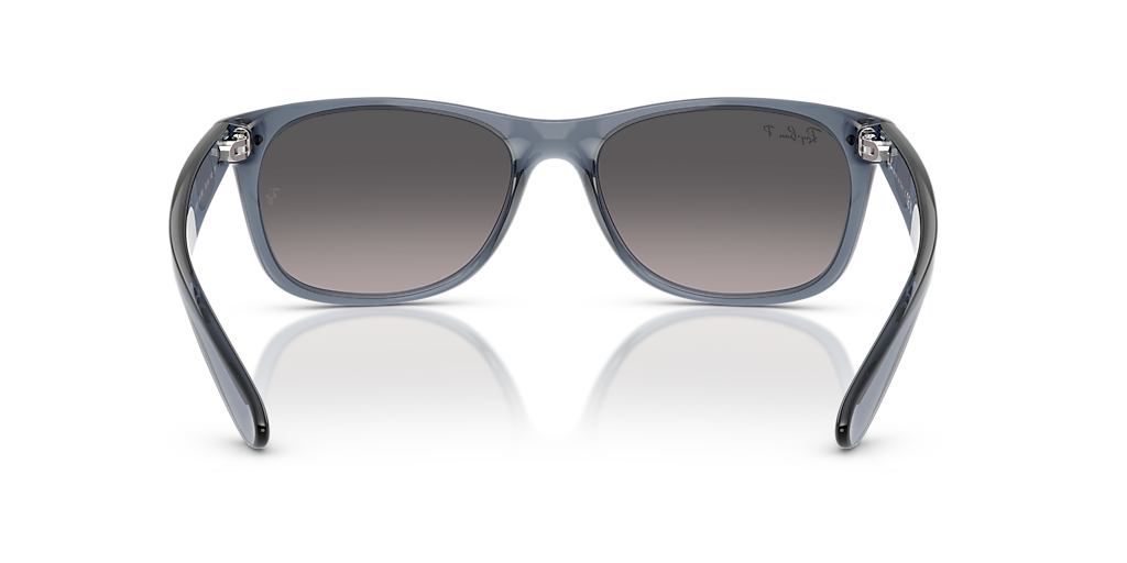 Ray-Ban New Wayfarer M (55 - 18) com Lentes Cinza e Armação Azul