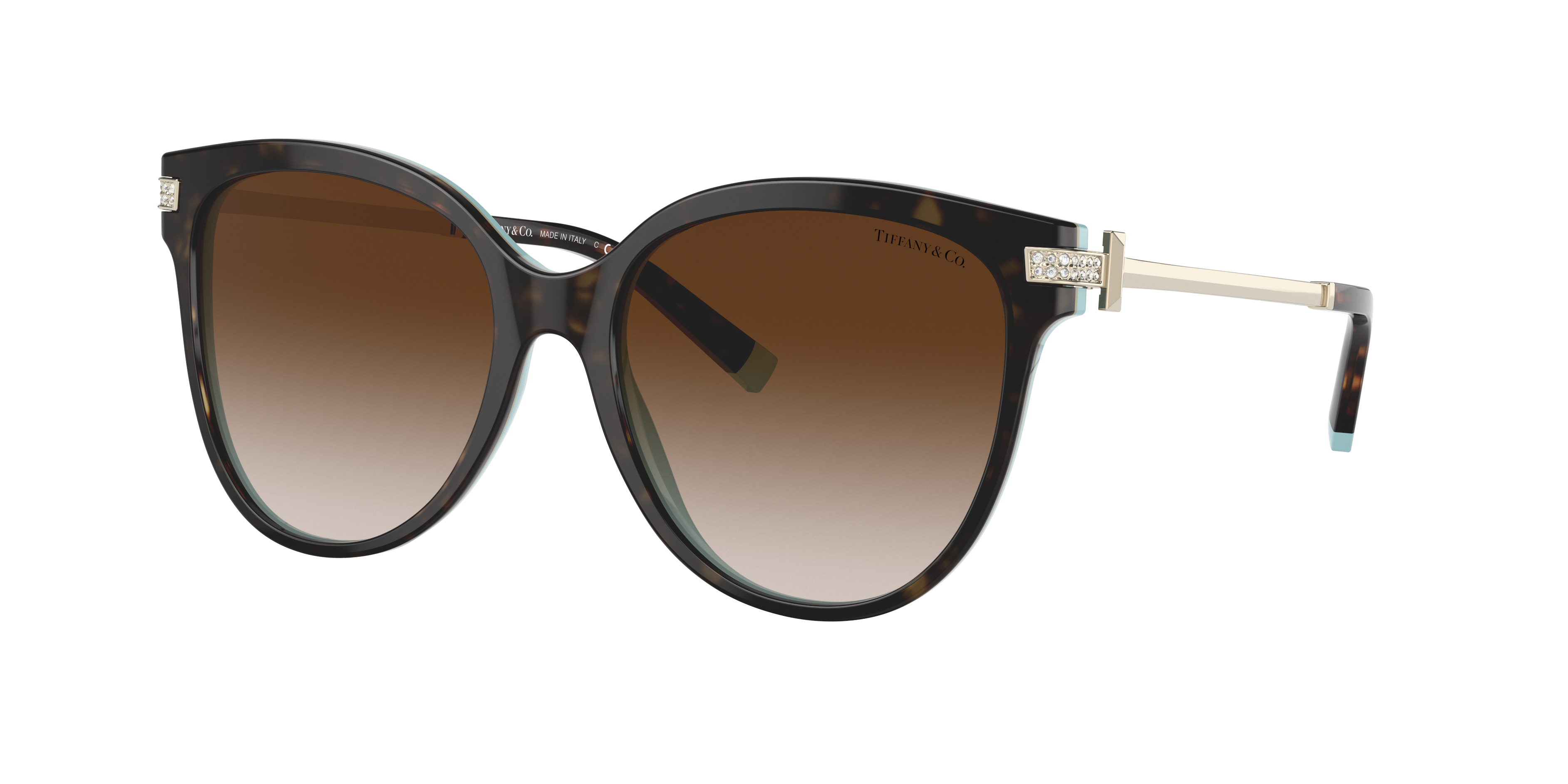 Tiffany & Co. TF4193B XL (55 - 17) with Brown lenses and Brown