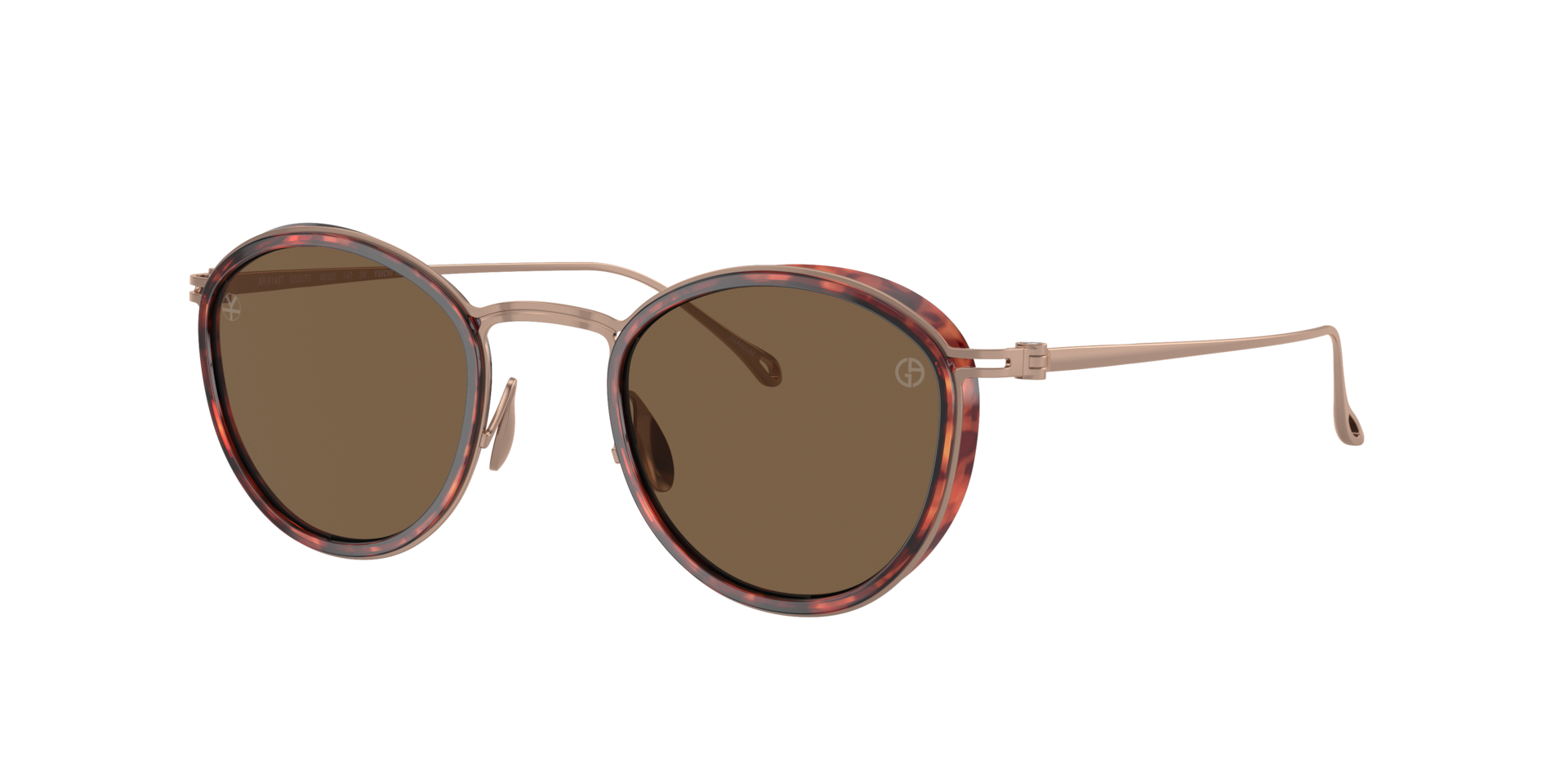 Giorgio Armani Man Sunglass AR6148T -  Frame color: Shiny Havana, Lens color: Dark Brown