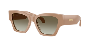 Versace VE4409 S (53 - 19) com Lentes Cinza e Armação Preto