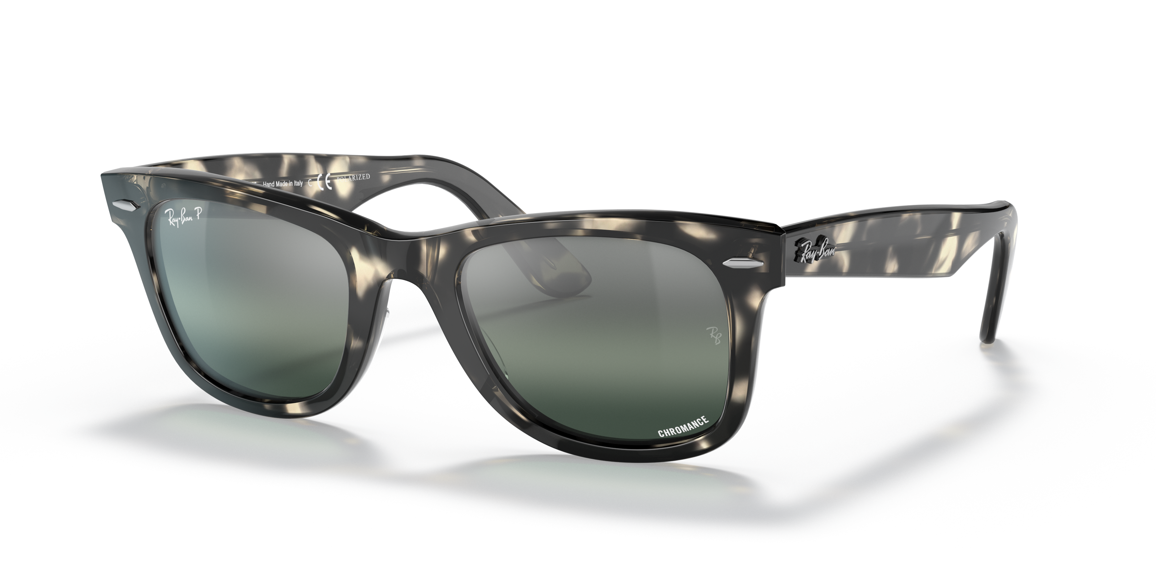 Ray-Ban Original Wayfarer Polarized+ Lenses L (50 - 22) with Blue