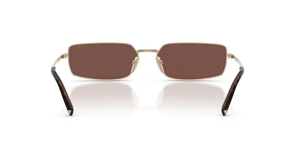 Prada PR A60S XL (59 - 16) with Brown lenses and Gold frame