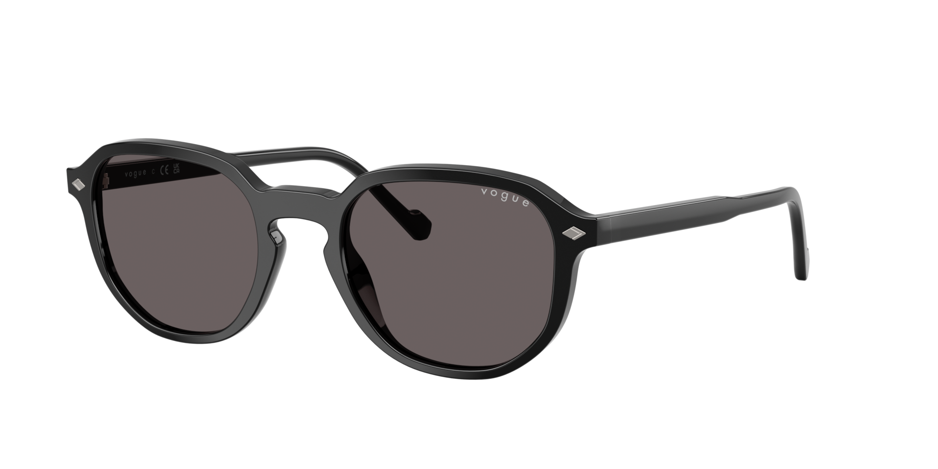 Vogue , Sunglasses, Unisex, Black, 51 Mm, Vo5707s Sunglasses - Image 3